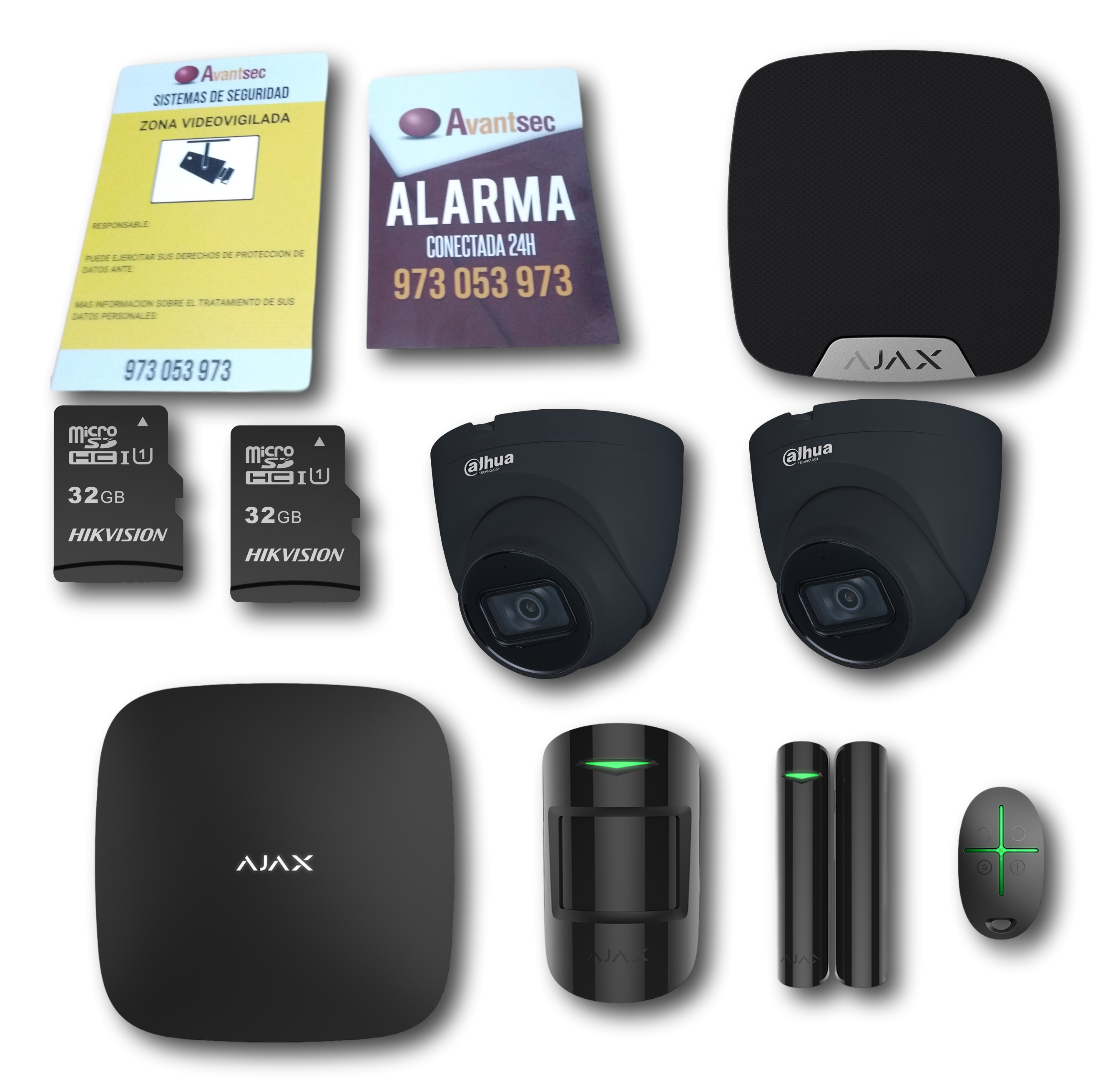 Alarma Ajax kit exterior con sensor perimetral