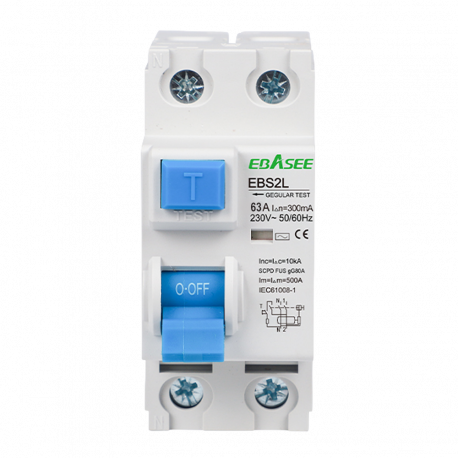 EBS2L-63A-1P+N-30mA-AC