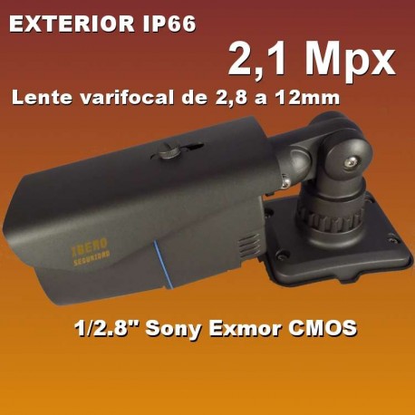 Cámara Bullet exterior IP varifocal de 2,1 Mpx B56IPVAR-IS