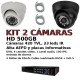 Kit CCTV 2 cam econ con entrada alarmas