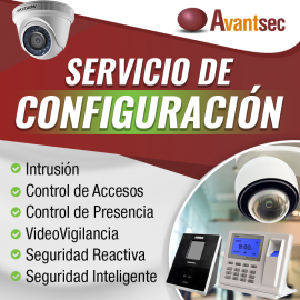 Servicio de configuración Kits videovigilancia analógica