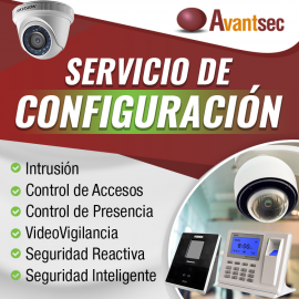 Servicio de configuración Videovigilancia HD-TVI