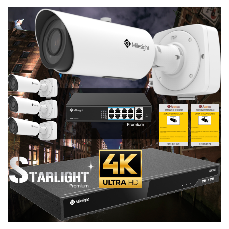 Kit videovigilancia 4K Pro