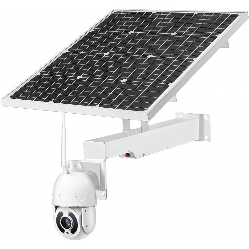 Sistema Solar de Vigilancia Integrada + Cámara PTZ IP 4G con