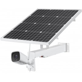 ZEYLINK Cámara 4G Con Tarjeta Sim PTZ Domo 360° Panel Solar Exterior