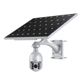 Dioche Cámara solar WiFi, cámara PTZ inteligente de alerta WiFi con visión  nocturna IR, audio de 2 vías, sistema de vigilancia impermeable IP66