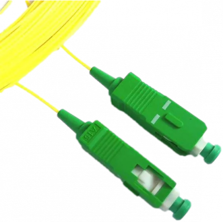 Cable de Fibra Óptica Monomodo Simplex SC/APC - 0,5 m