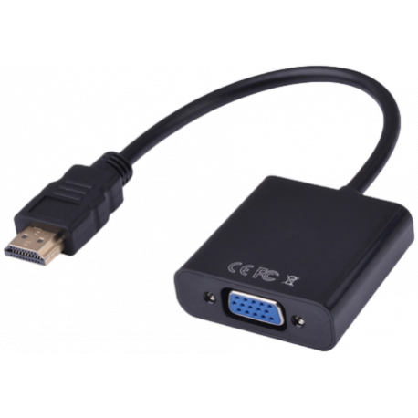 Adaptador de HDMI macho a VGA hembra