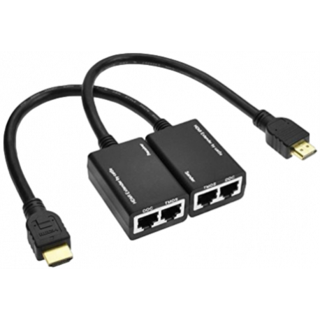 Extensor señal HDMI por 2 CAT5E o 2CAT6