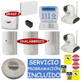 Kit de alarma grado 3 Bentel con cámaras IP megapíxel