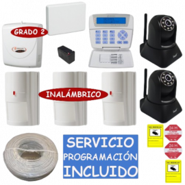 Kit de alarma grado 3 Bentel con cámaras IP