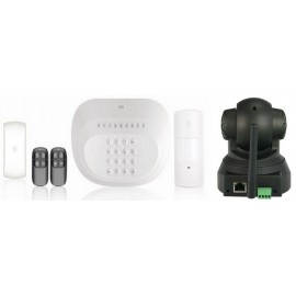 Kit alarma y cámara ip motorizada wifi