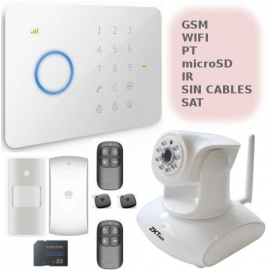 Kit seguridad hogar facil de instalar wifi y GSM