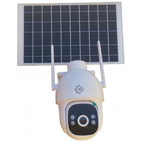 Cámara 4G con Panel Solar y Batería 15.600 mAh PTAOV3MPCAMHI