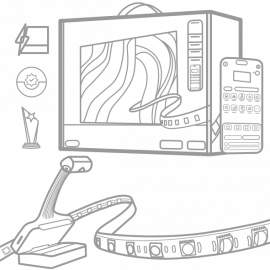 Retroiluminación de TV