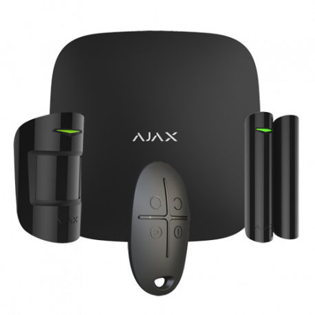 Kit de alarma Ajax con central, detector de movimiento y mandos